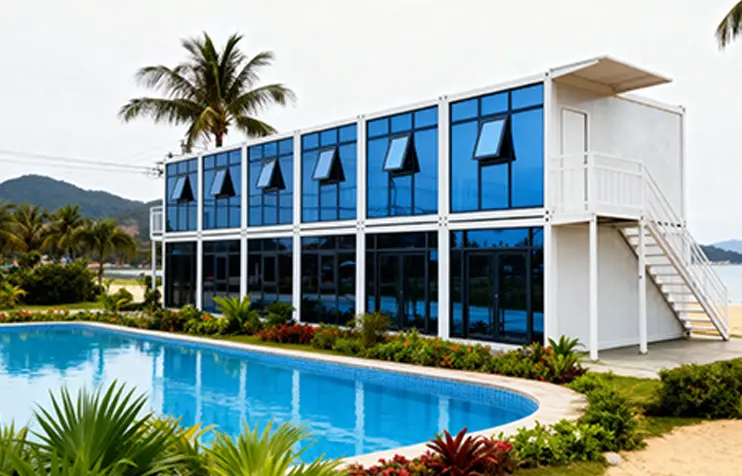 イノベーションが未来を切り拓く：古信鋼構造の新世代インテリジェントコンテナハウスが生産ラインから無事出荷され、まもなく海外市場へ出荷される