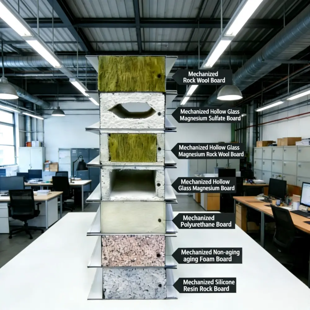 高密度耐火壁材、断熱パネル、外壁パネル、ロックウールサンドイッチパネル