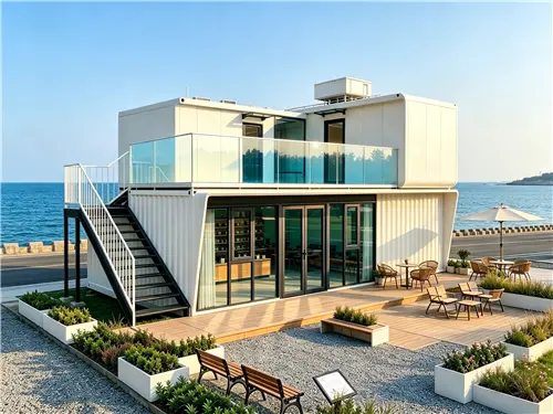 Double-Storey Container Cafe Shop: A Flexible Commercial Space Solution